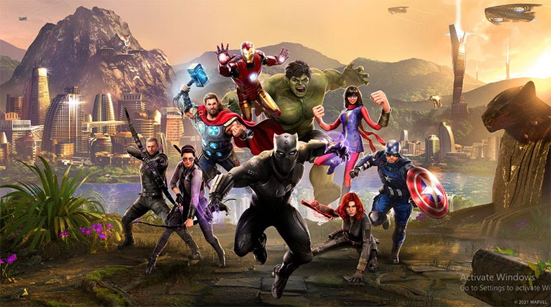 Avengers tại cổng game đình đám KUFUN